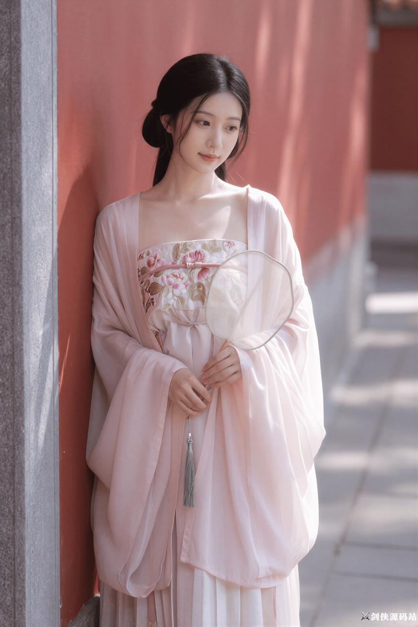 浅粉宋制汉服红墙人像.jpg